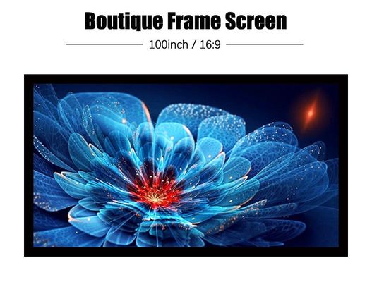 Goede prijs Indoor Short Throw Fixed LCD Projector Screen 4K Ultra HD 100 inch Voor bioscoop online