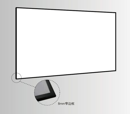 Goede prijs 100 inch muur gemonteerd vaste voorzijde buiten projector scherm voor thuis theater online