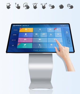 Goede prijs Multimedia Horizontale slimme kiosken Touch Digital Signage Machine 1920x1080 online