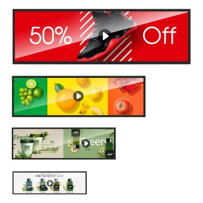 Goede prijs VGA-digitale signage LCD-reclame-schermmonitor 240V 1920x1080 online